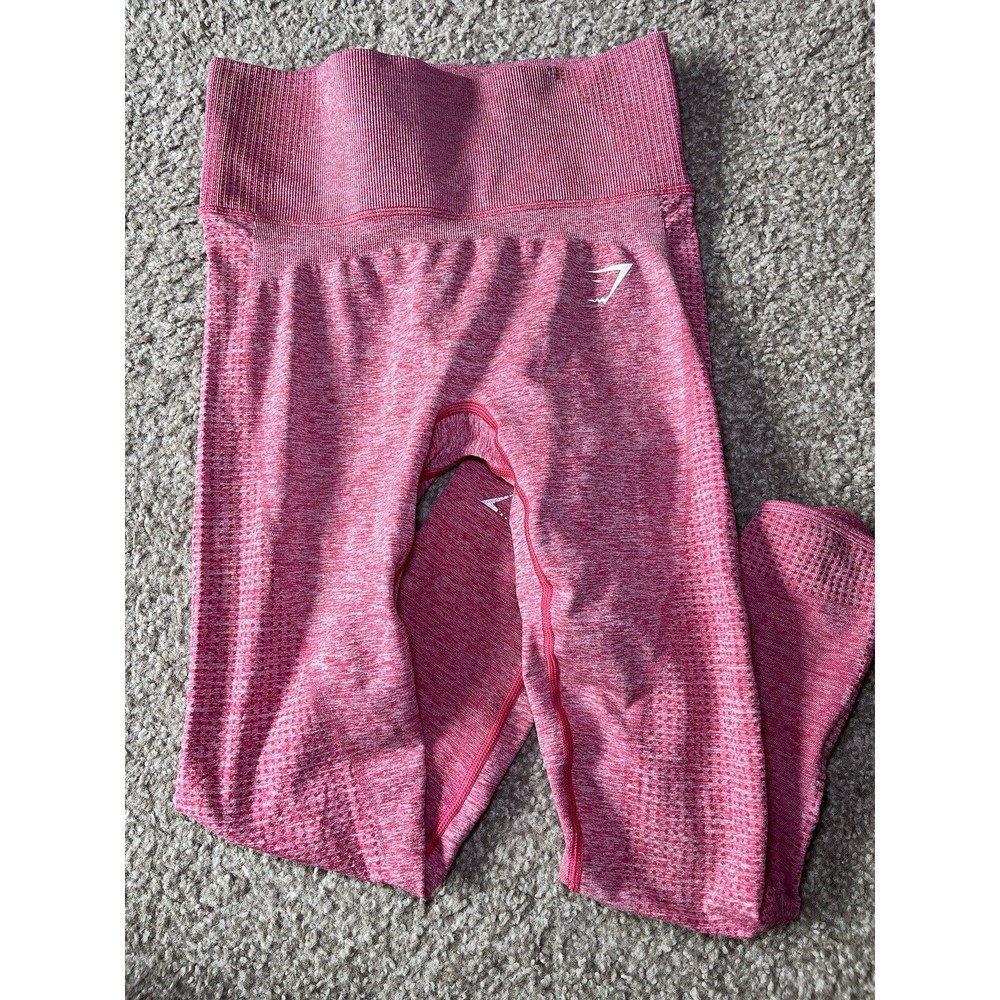 Gymshark High Rise Vital Boost Scrunched Butt Legging in Dark Sunset Pink Size S